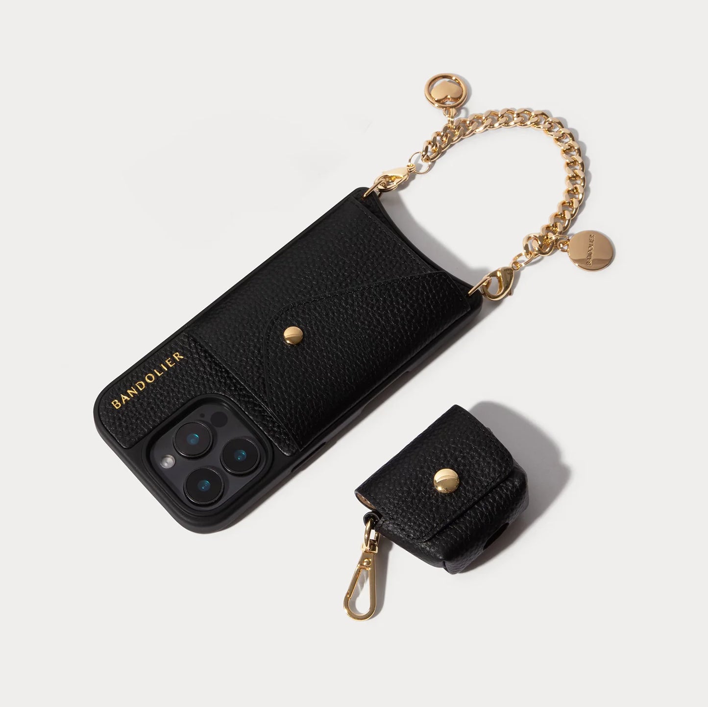 Maya and AirPods Set - Black/Gold