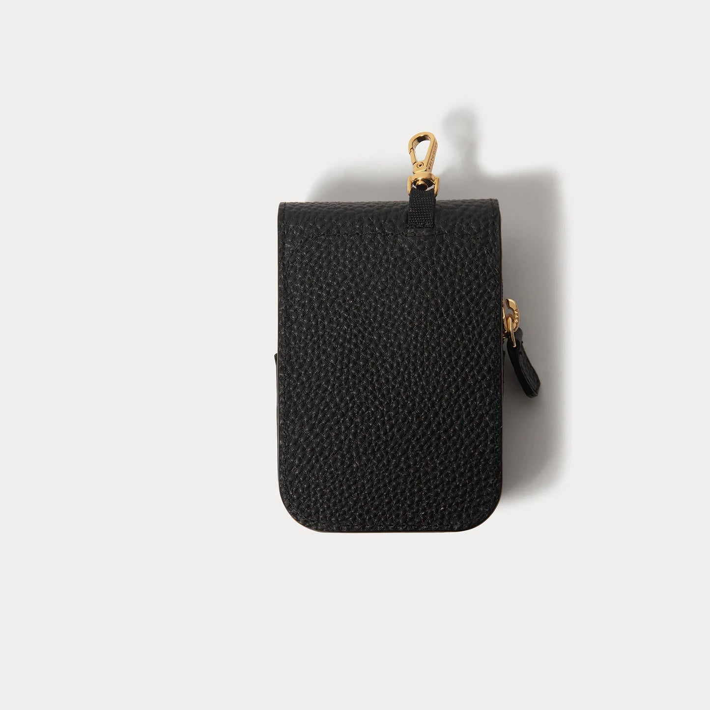 Remi Magnetic Zipper Pouch - Black/Gold