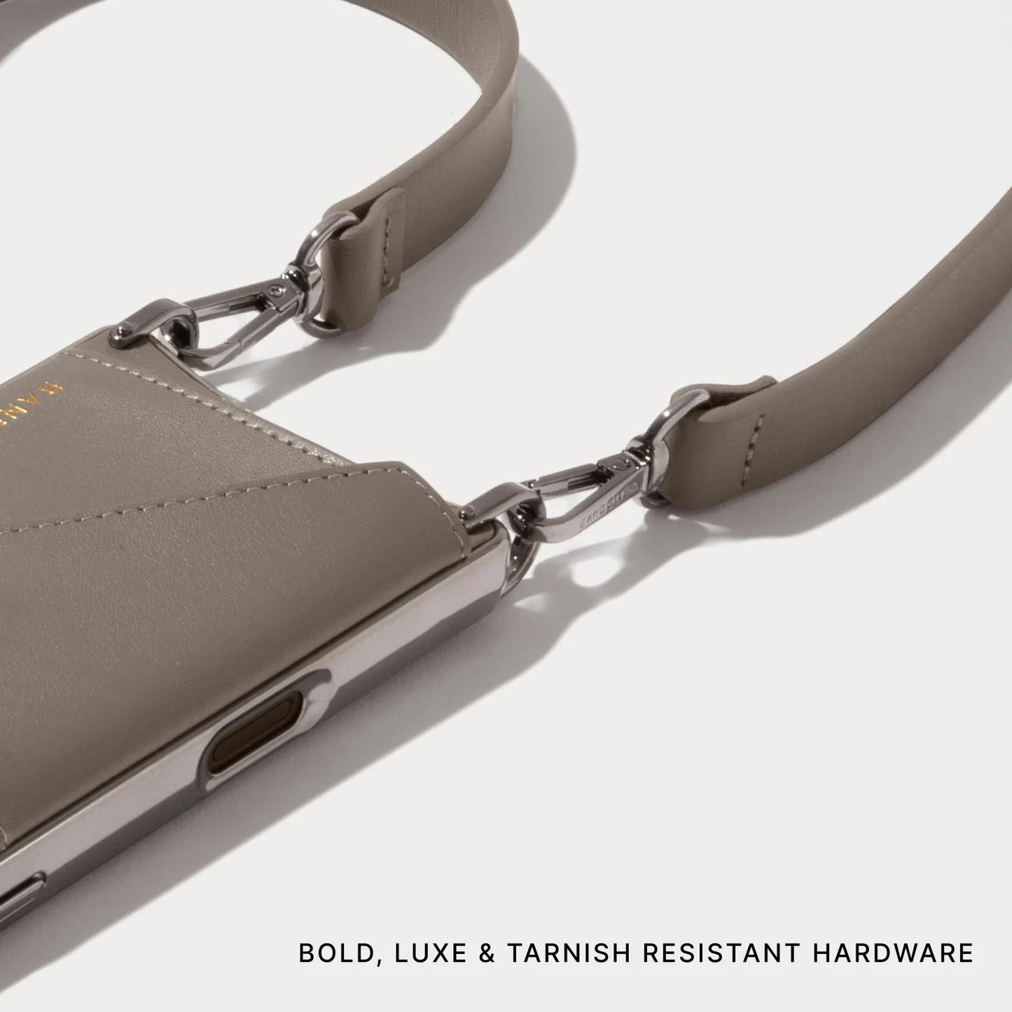 Hailey Pouch Set - Chrome Warm Gray/Antique Silver