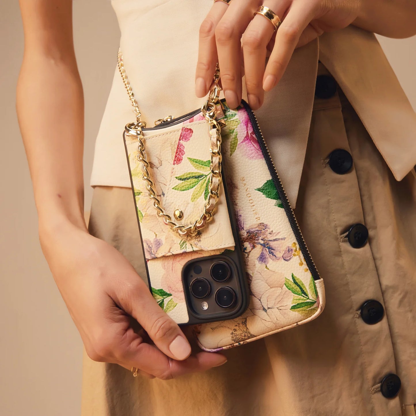 Lily Expanded Set  - Ceci Ivory Floral/Gold