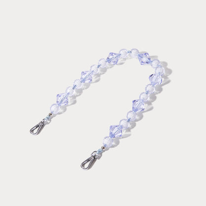 Brandi Wristlet  - Pastel Periwinkle/Silver