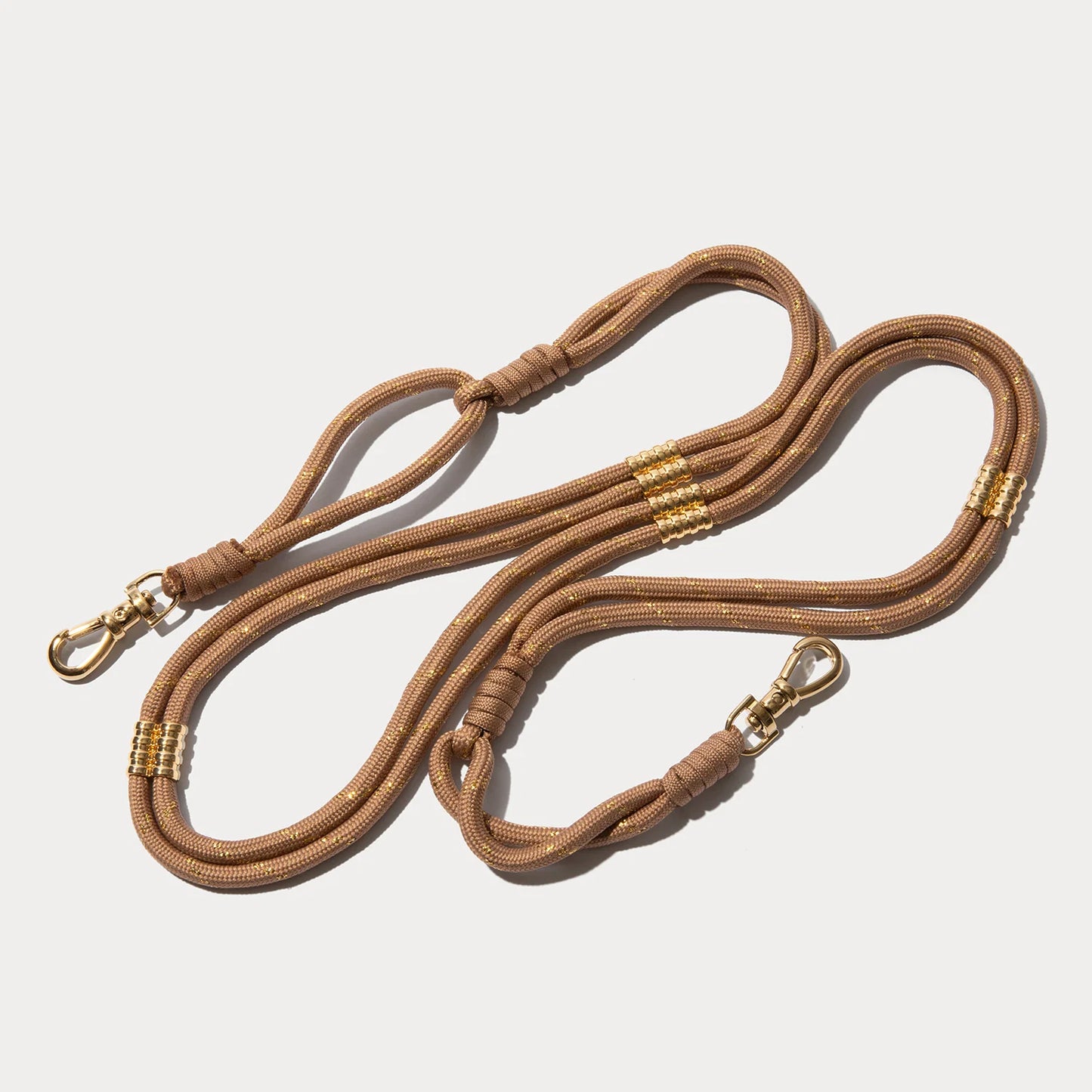 Layla Rope Strap - Tan/Gold