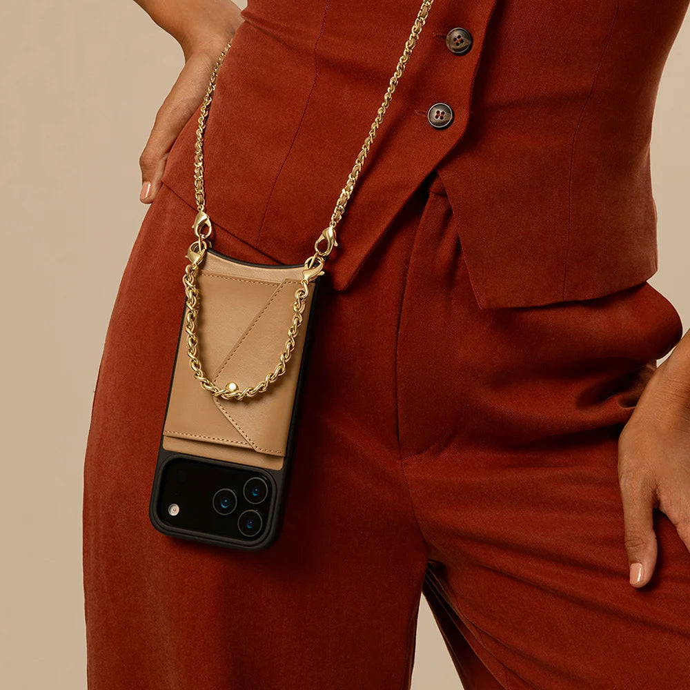 Lily Side Slot Leather Crossbody Bandolier Set
