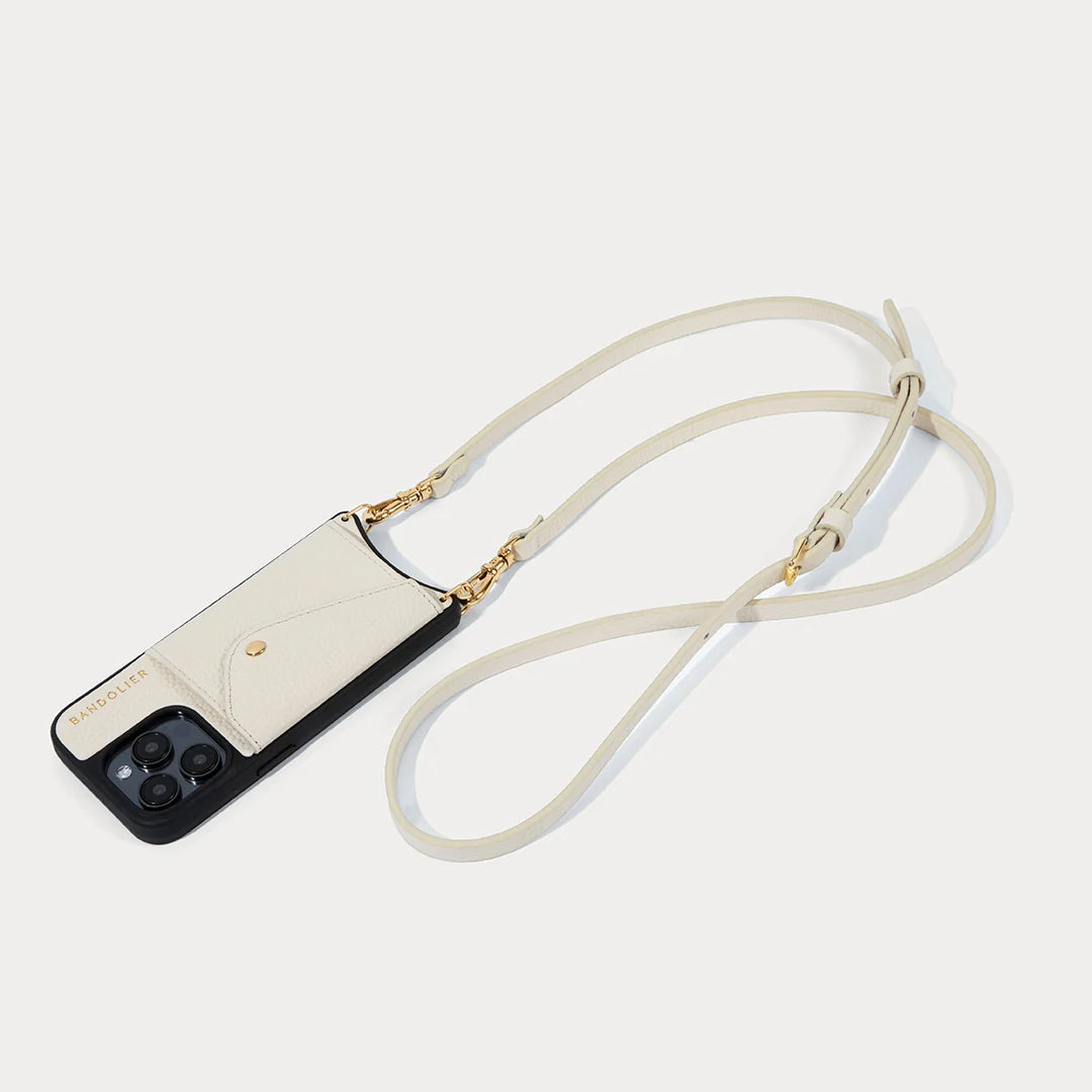 Large Expanded Pouch Set - Ivory/Gold