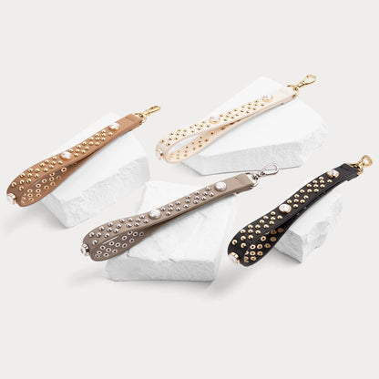 Ava Pebble Leather Wristlet