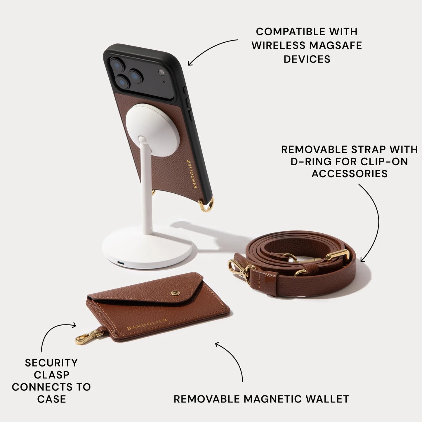 Remi Magnet Wallet Crossbody Phone Case Pouch Set