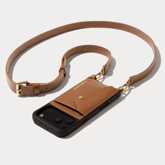 Hailey Side Slot Leather Crossbody Bandolier