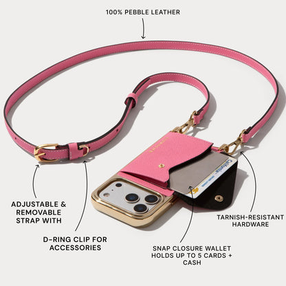 Donna Chrome Crossbody Phone Case