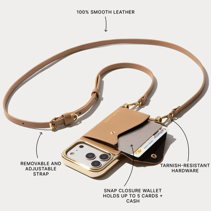 Donna Chrome Crossbody Phone Case