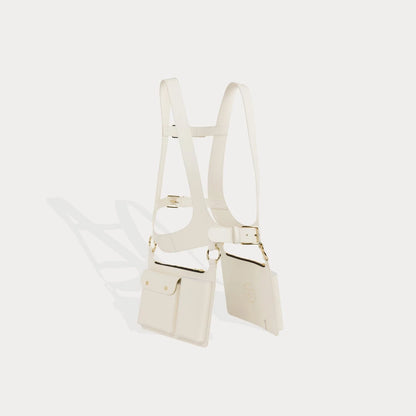 Simone Vest- Ivory/Gold