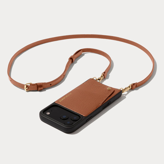 Emma Pebble Leather Crossbody Bandolier