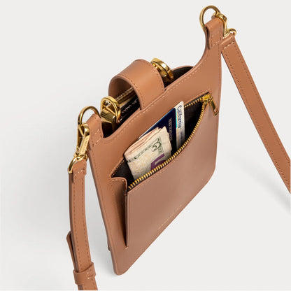 Parker Phone Bag - Fawn/Gold