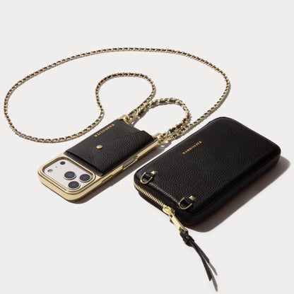 Lily Pouch Set - Black Chrome/Gold