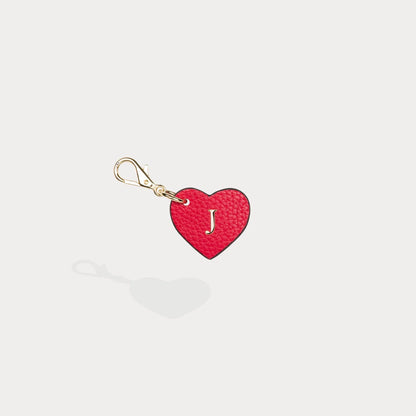 Heart Initial Charm