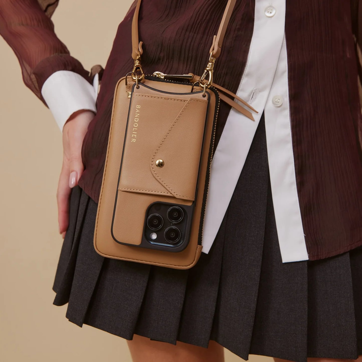 Donna Set - Tan/Gold