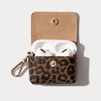 Remi Magnet Wallet Crossbody Phone Case Essentials Set - Dark Leopard/Gold