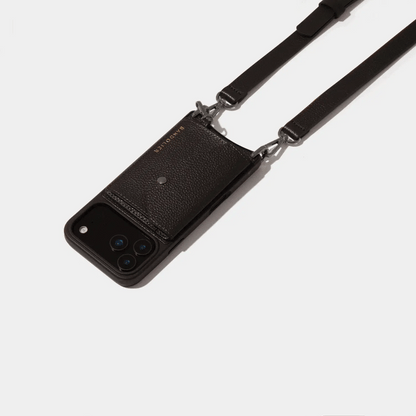 Remi Magnet Wallet Crossbody Phone Case - Black/Pewter