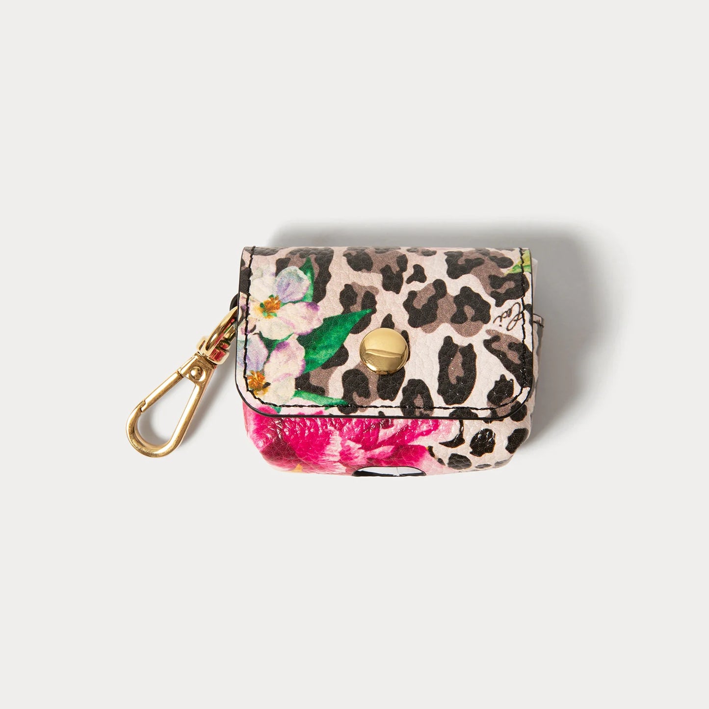 Avery AirPods Clip-On Pouch - Ceci Cheetah/Gold