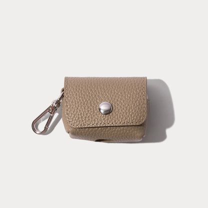 Avery AirPods Clip-On Pouch - Greige/Silver