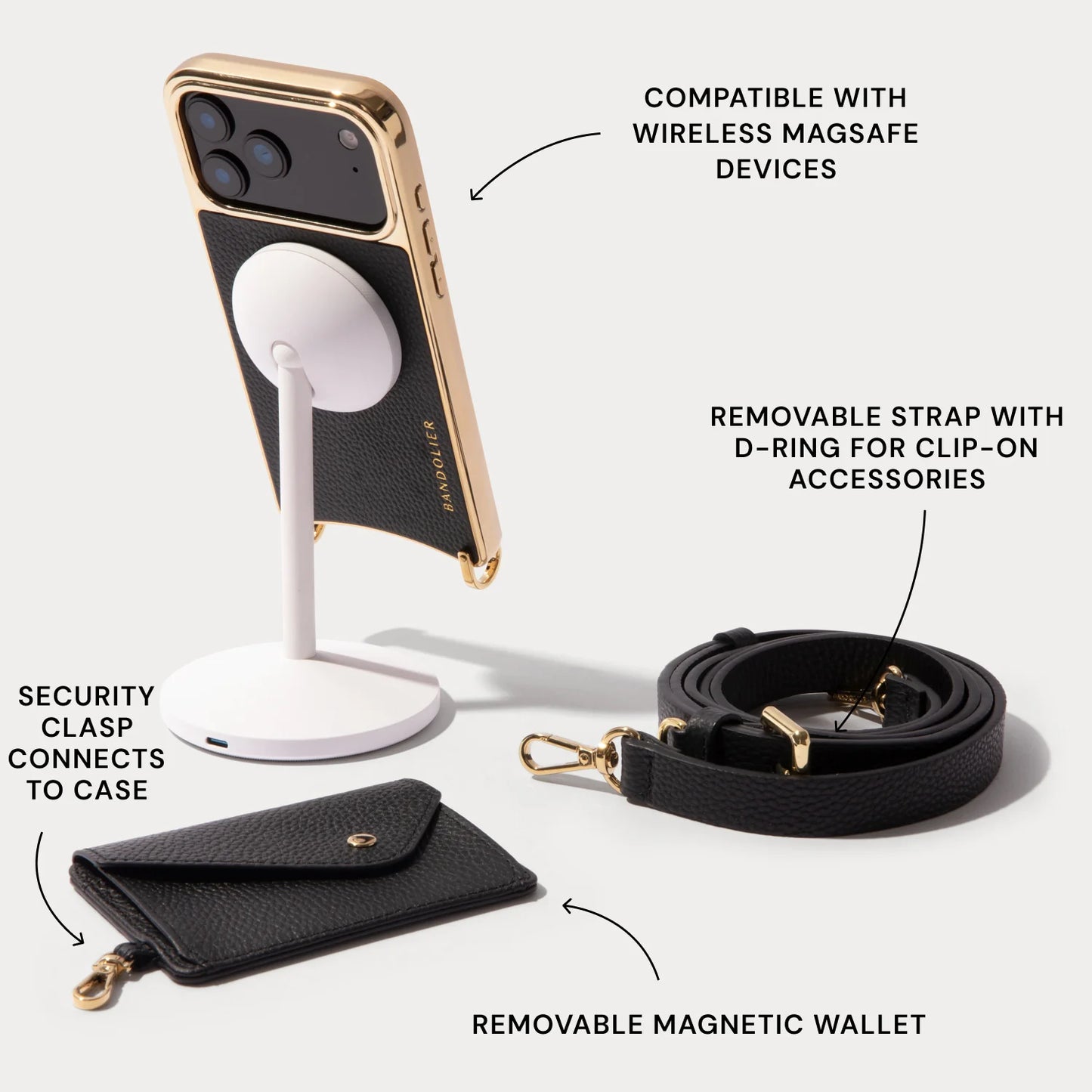 Remi Magnet Wallet Crossbody Phone Case Pouch Set