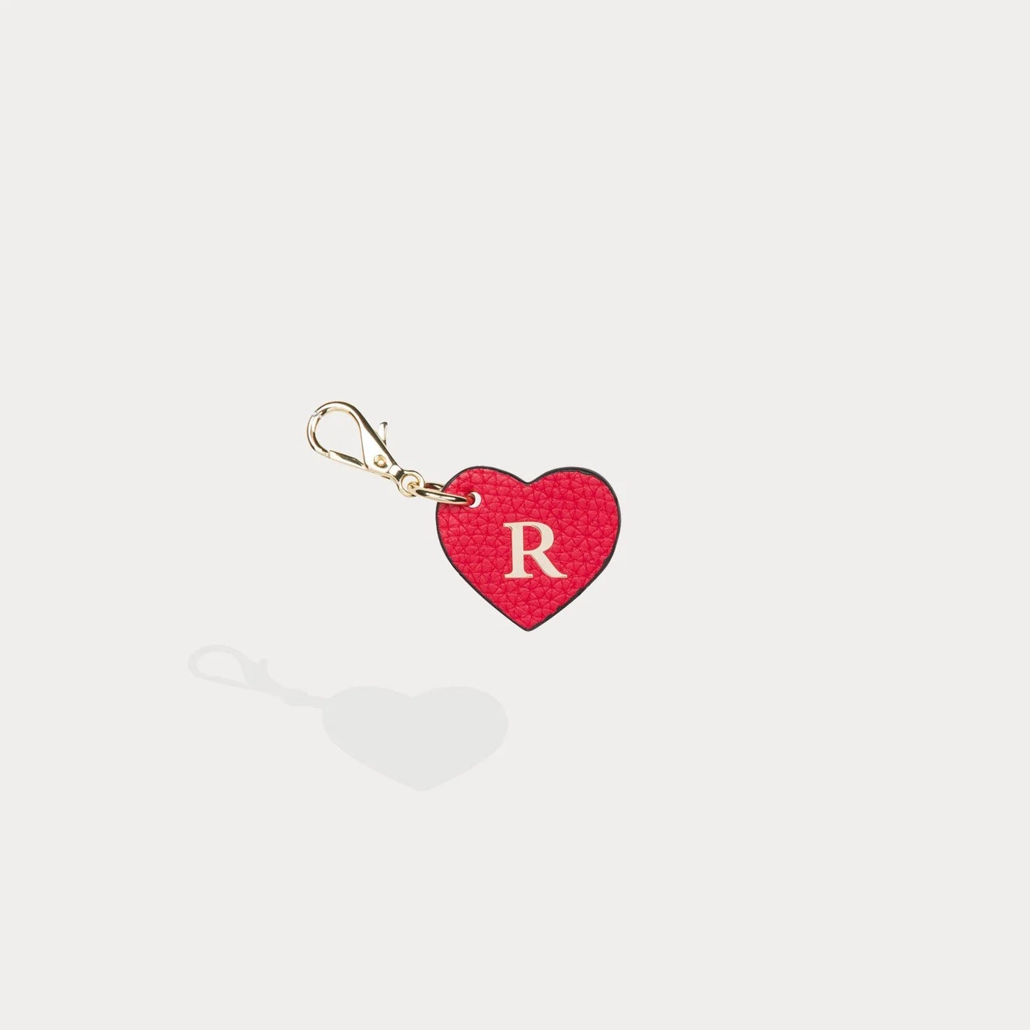 Heart Initial Charm