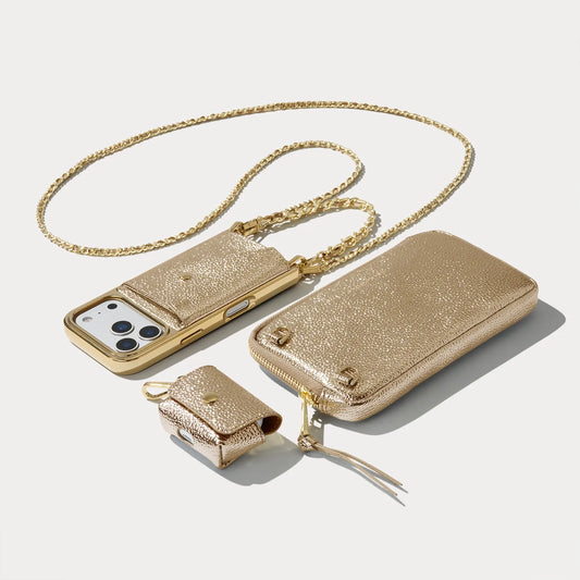 Lily Essentials Set - Metallic Gold/Chrome Gold