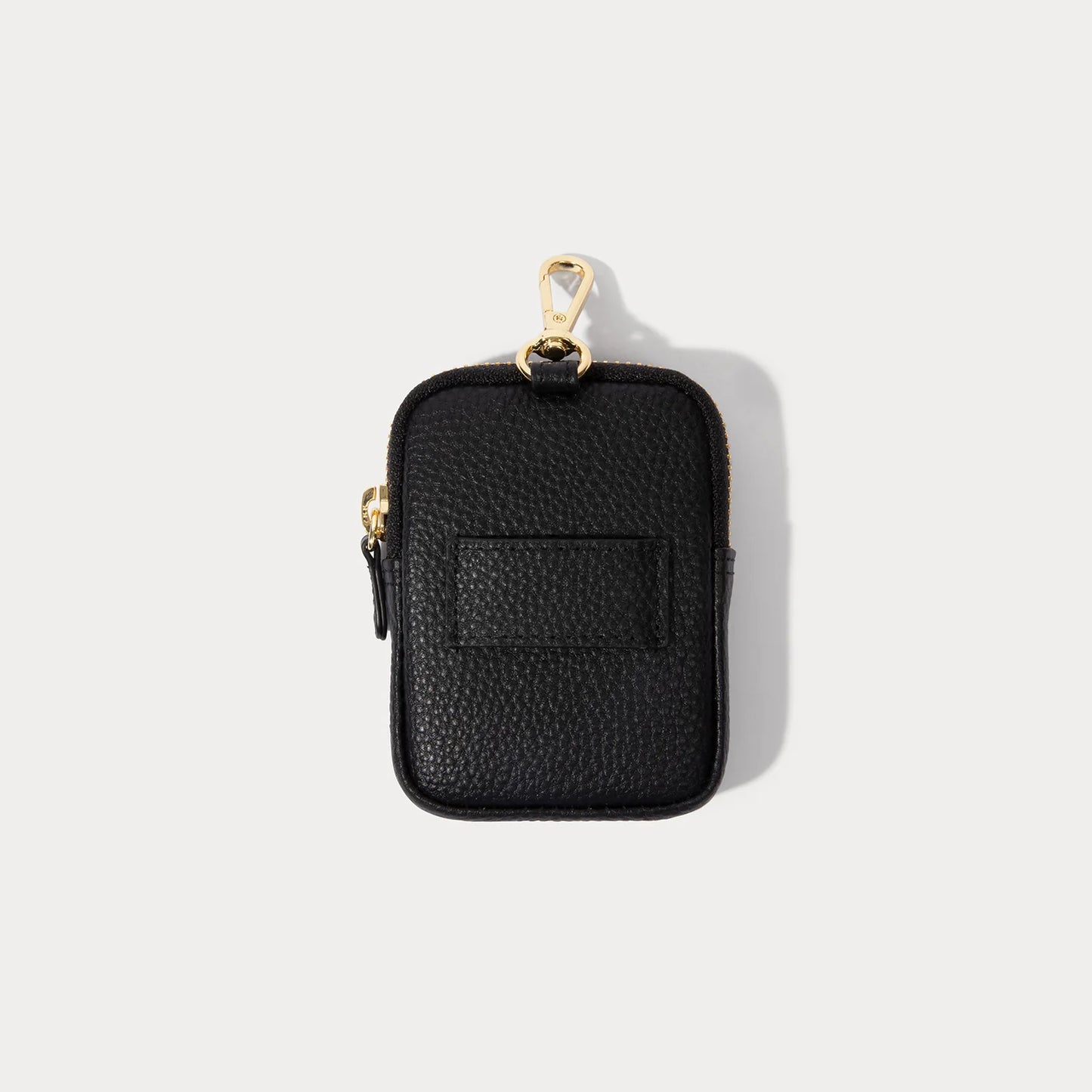 Mini Zip Clip-On Pouch - Black/Gold
