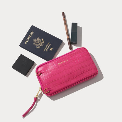 Remi Magnet Essentials Set - Magenta Croc/Chrome Gold