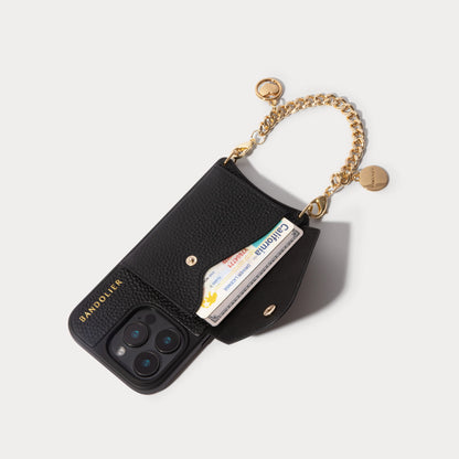 Parker Phone Bag with Maya Wristlet - Black/Gold