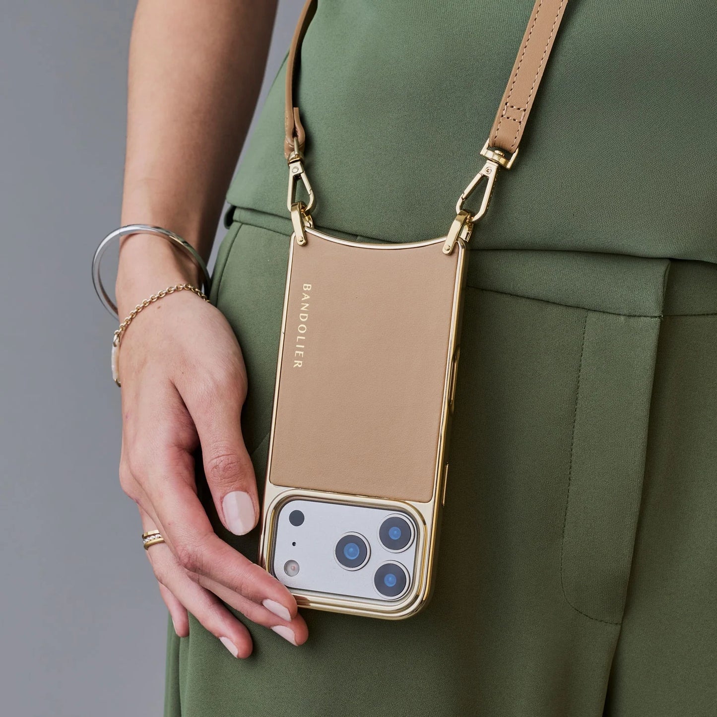 Rayna Chrome Crossbody Phone Case
