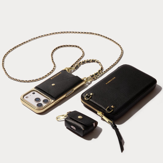 Lily Essentials Set - Black Chrome/Gold