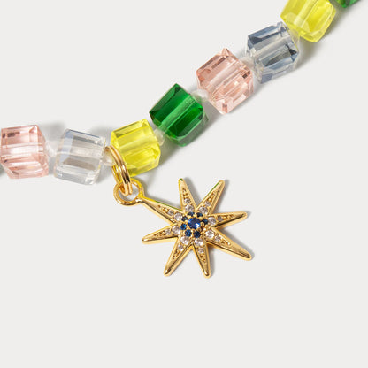 Kiki Wristlet - Multi Pastel/Gold