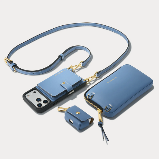 Ivy Essentials Set - Dusty Blue/Gold