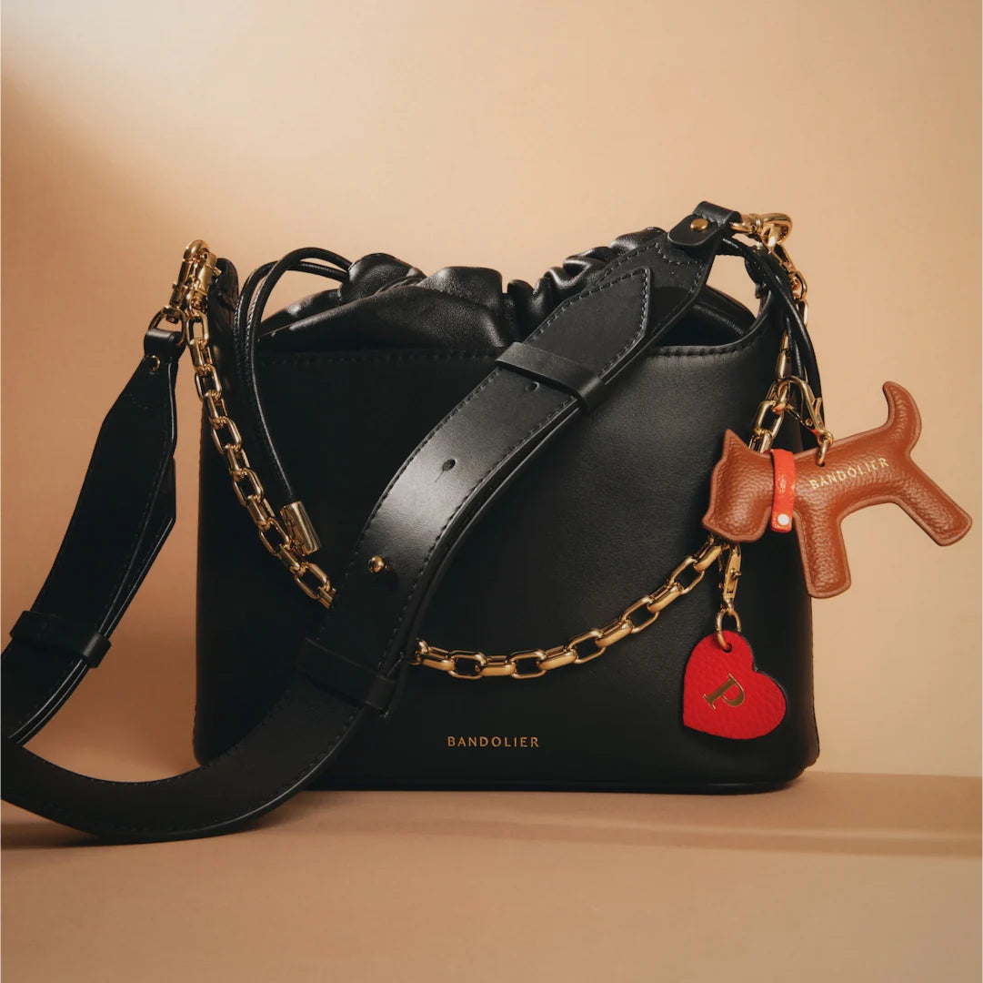 Heart Initial Charm