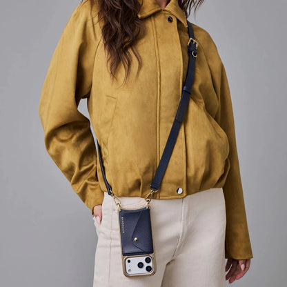 Hailey Chrome Crossbody Phone Case