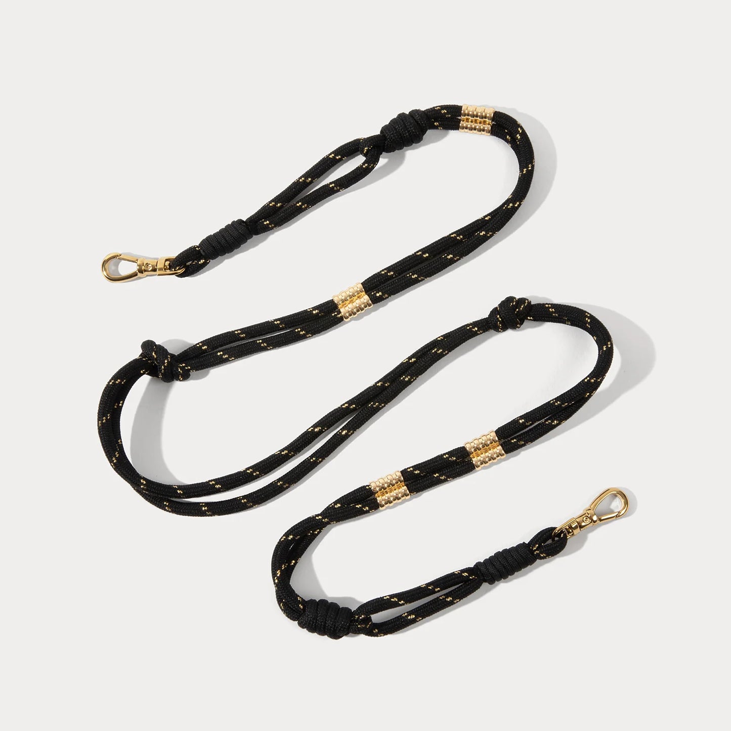 Layla Rope Strap - Black/Gold