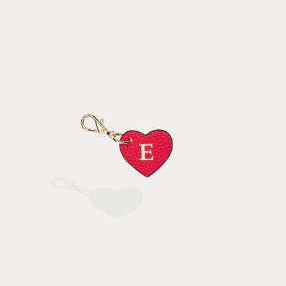 Heart Initial Charm