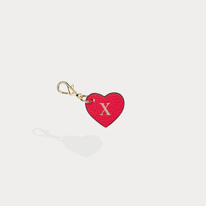 Heart Initial Charm