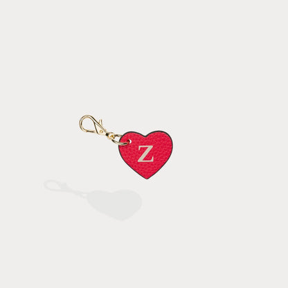 Heart Initial Charm