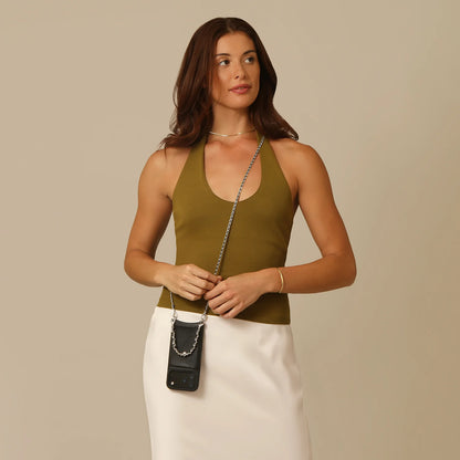 Lily Side Slot Leather Crossbody Bandolier Set
