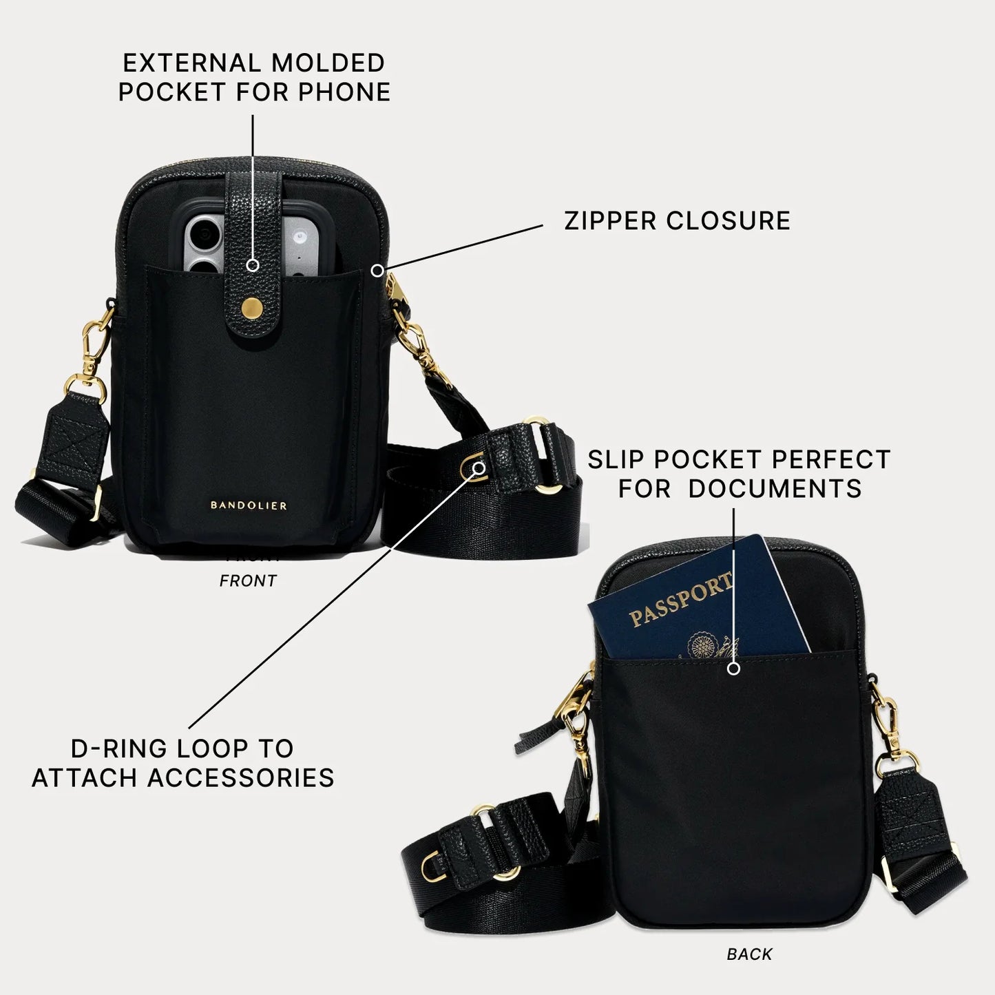 Dillon Nylon Crossbody Bag