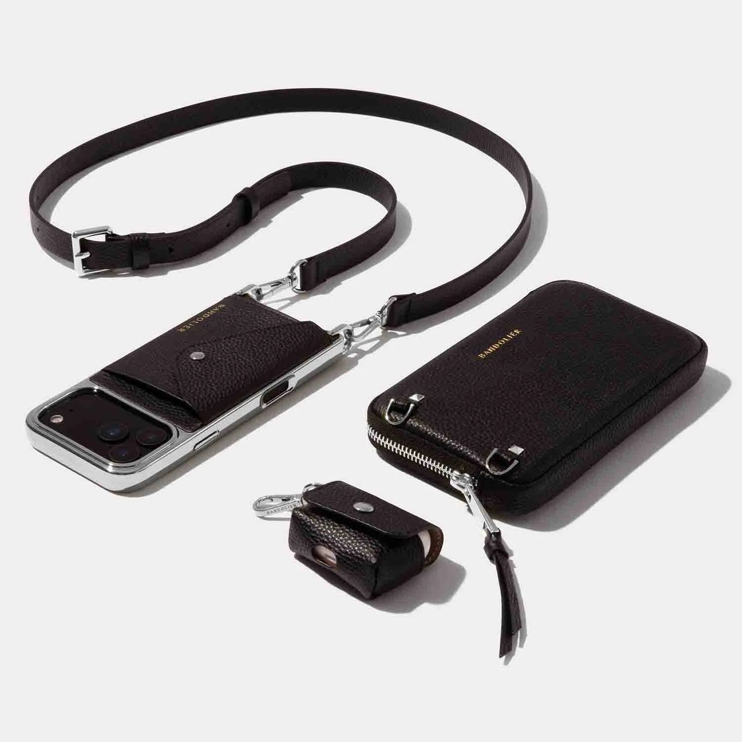 Hailey Essentials Set - Black/Chrome Silver