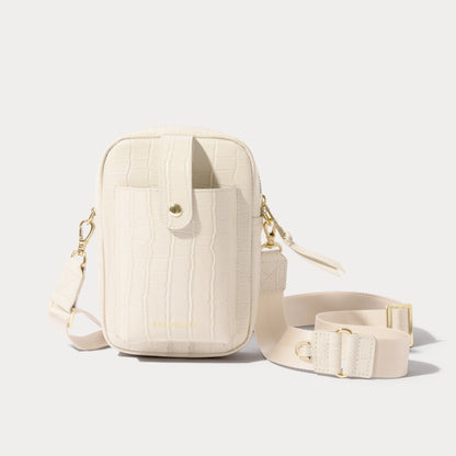 Dillon Croc Phone Bag