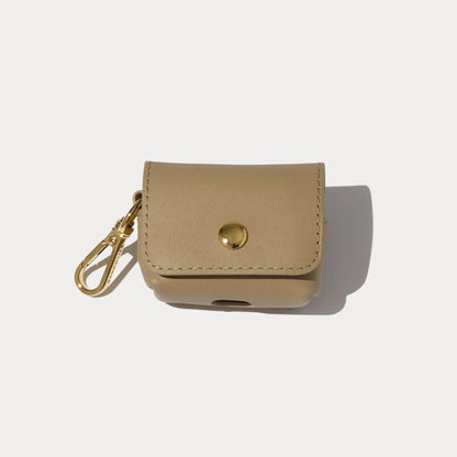 Avery AirPods Clip-On Pouch - Khaki/Gold