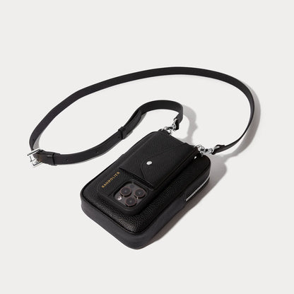 Large Expanded Pouch - Black/Silver