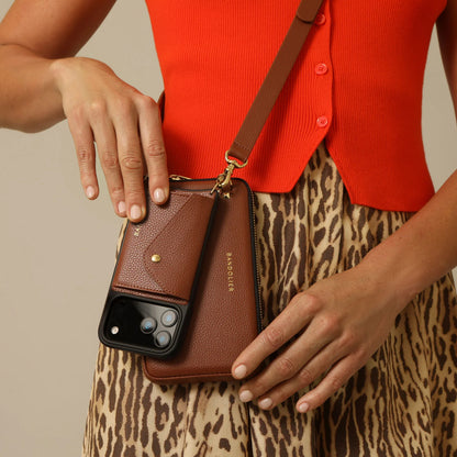 Hailey Essentials Set - Cognac/Gold