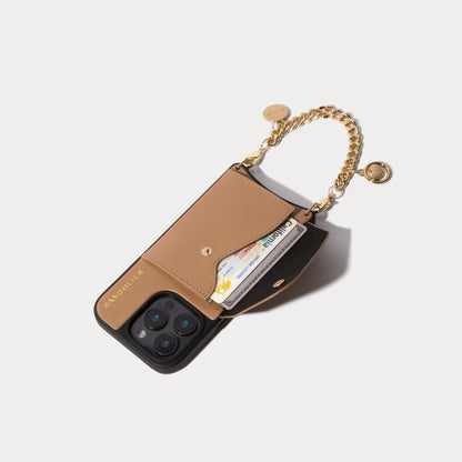 Maya Pouch Set - Tan/Gold