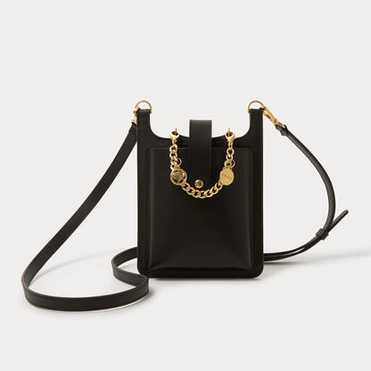 Parker Phone Bag with Maya Wristlet - Black/Gold