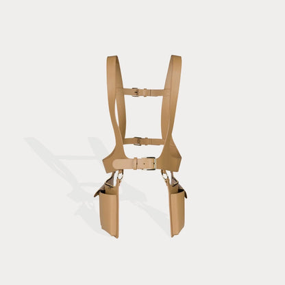 Simone Vest - Tan/Gold