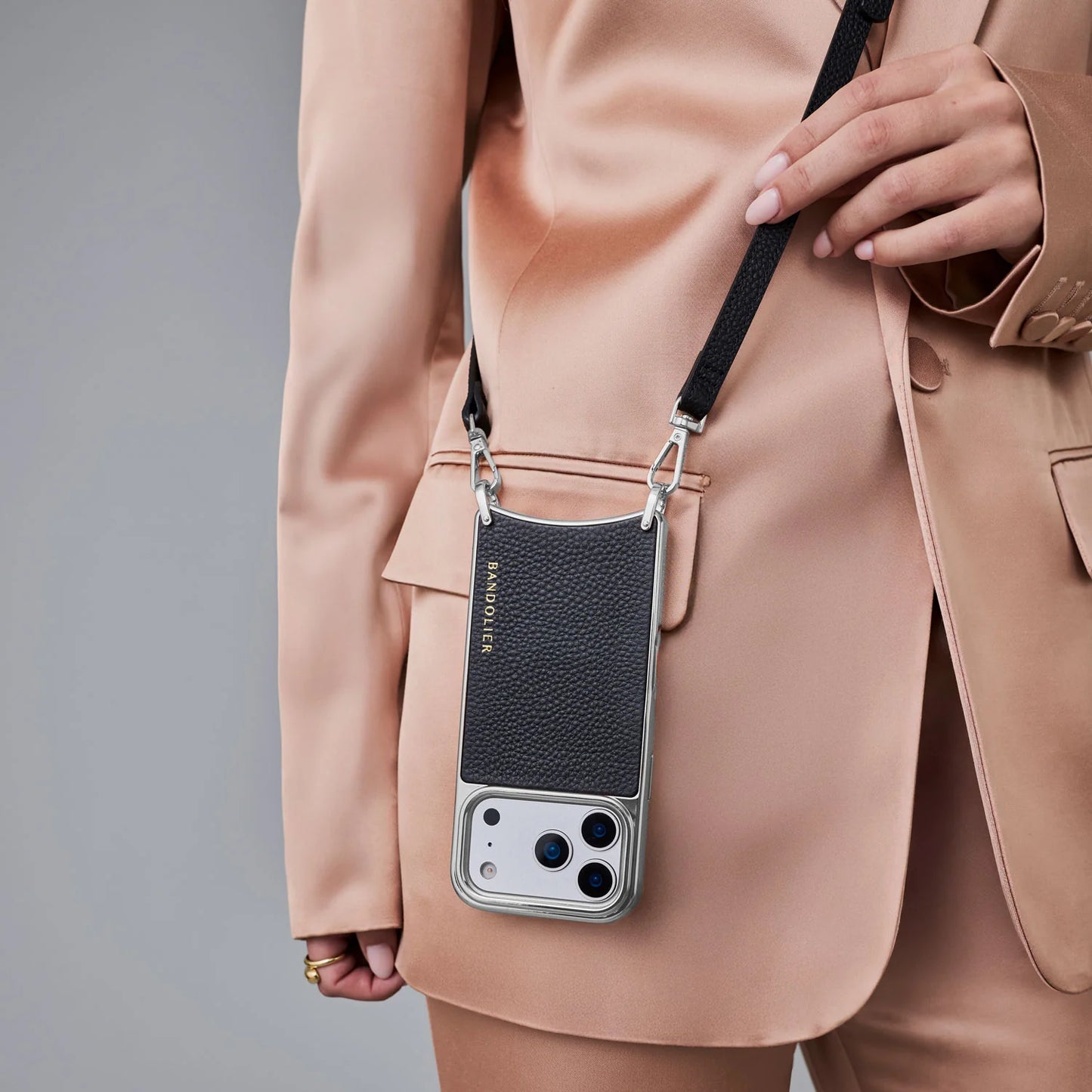 Rayna Chrome Crossbody Phone Case
